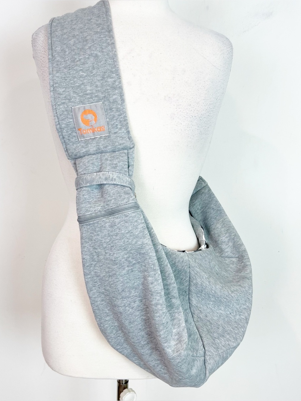 TOMKAS GRAY CROSSBODY PUPPY SMALL DOG SLING CARRIER SZ SMALL